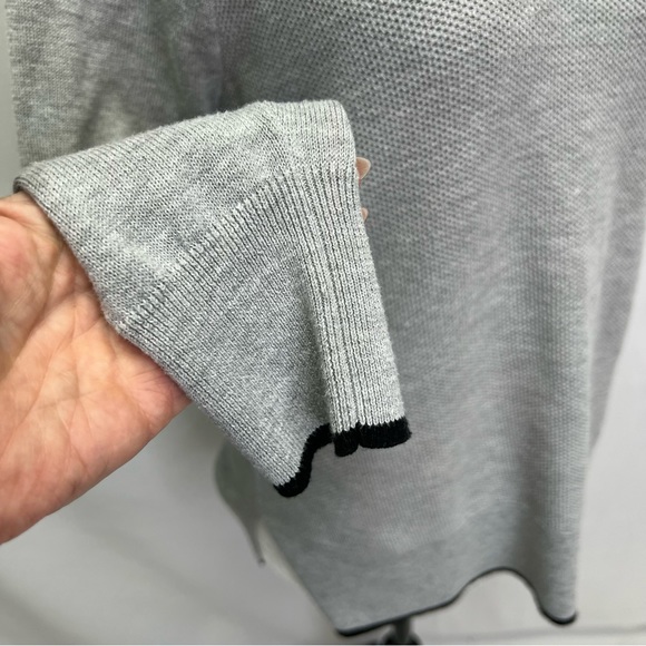 Lole Cozy Mock Neck Sweater Light Heather Grey Size S - Picture 10 of 11